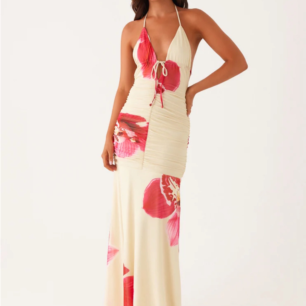 Peppermayo Hollywood Maxi Dress- Orchid Yellow